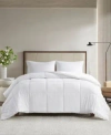 Madison Park Winfield 300 Thread Count Cotton Percale Luxury Down Alternative Comforter In Teal