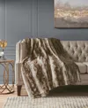 Madison Park Zuri Faux-fur Throw, 50" X 60" In Multi