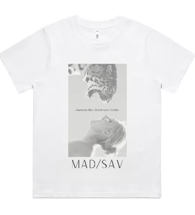 Madison / Savile Women's White Awaken The Greatness Inside Tee