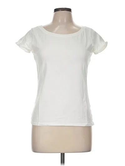 Pre-owned Madison Short Sleeve T-shirt In Ivory