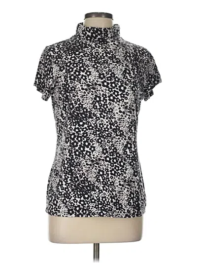 Pre-owned Madison Short Sleeve Turtleneck In Silver