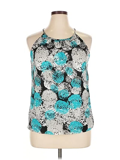 Pre-owned Madison Sleeveless Blouse In Blue
