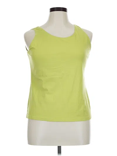 Pre-owned Madison Sleeveless T-shirt In Green