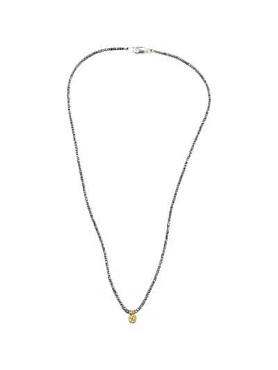 Madison Star-charm Beaded Necklace In 블랙