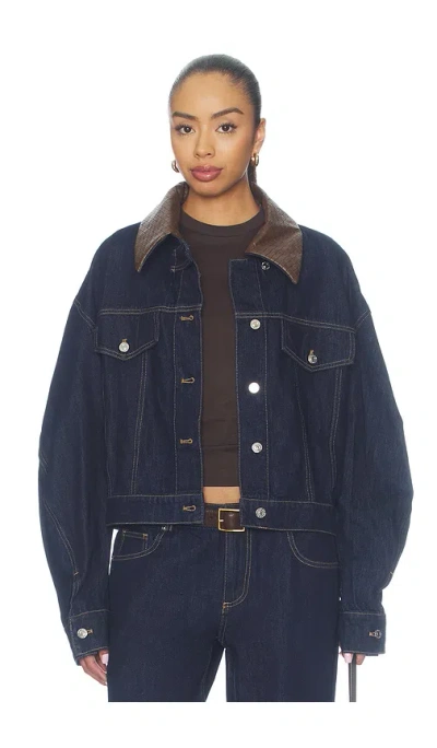Madison The Label Avery Jacket In Blue