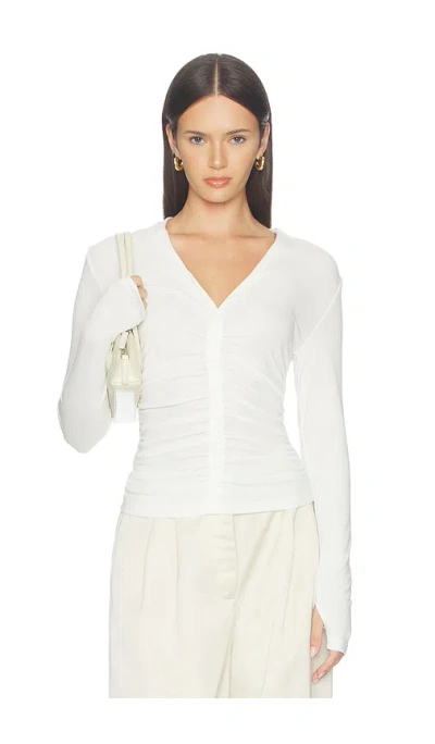 Madison The Label Clementine Top In White