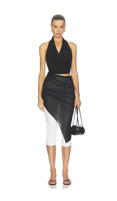 Madison The Label Eliza Top In Black