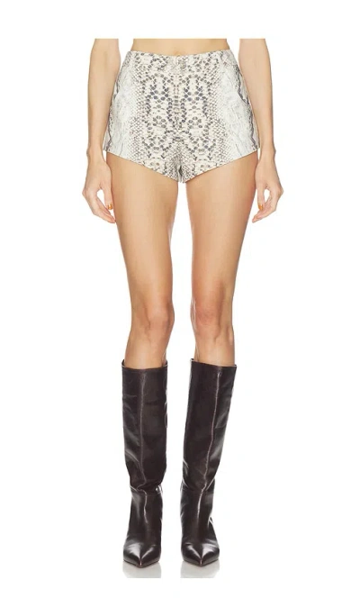 Madison The Label Jace Short In Snake Print