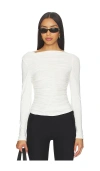 Madison The Label Lorena Top In White