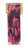 Madison The Label Marah Maxi Skirt In Gray