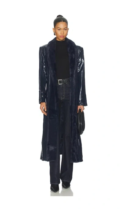 Madison The Label Max Coat In Ink