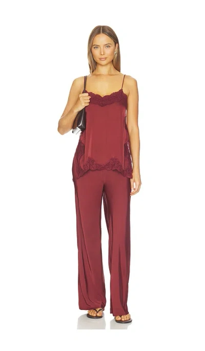 Madison The Label Mela Set In Merlot