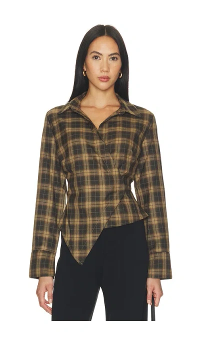 Madison The Label Millie Hemd In Brown