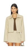 Madison The Label Nikolas Jacket In Gray