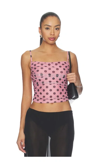 Madison The Label Polina Top In Pink