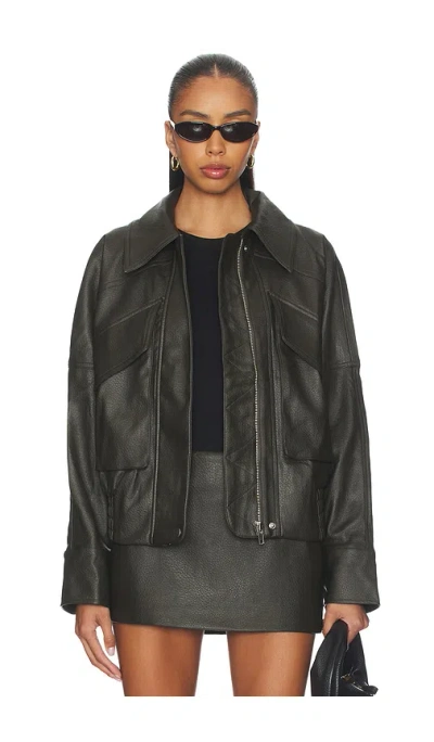 Madison The Label Rory Jacket In Forest