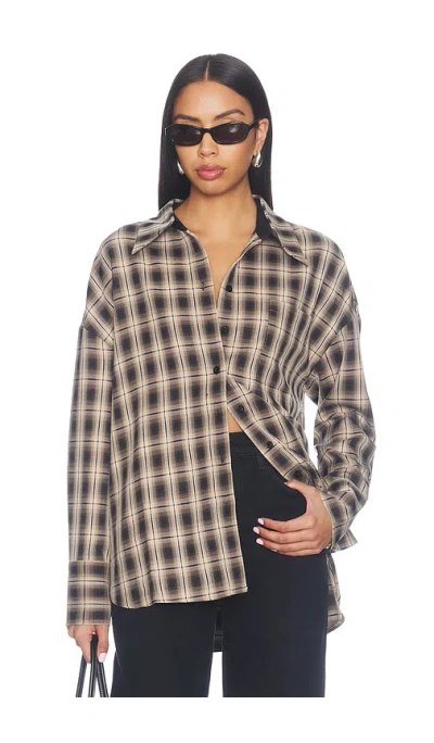 Madison The Label Willa Shirt In Brown
