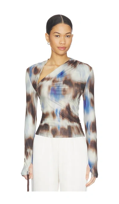 Madison The Label X Revolve Laury Mesh Top In Multi