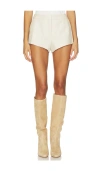 Madison The Label X Revolve Micro Short In Brown