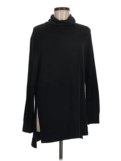 Pre-owned Madison Turtleneck Sweater In Black