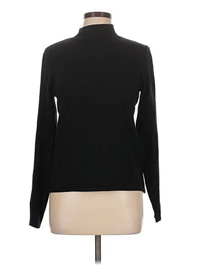 Pre-owned Madison Turtleneck Sweater In Black
