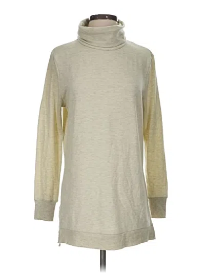 Pre-owned Madison Turtleneck Sweater In Tan
