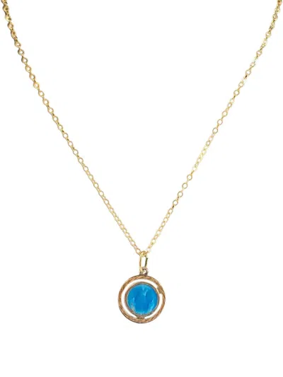 Madison Virgin Mary Pendant Necklace In Gold