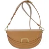 Madison West Buckle Half Moon Crossbody Bag