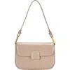 Madison West Flap Shoulder Bag In Taupe