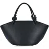 Madison West Knot Top Handle Tote Bag In Black