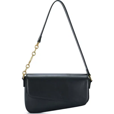 Madison West Mini Asymmetric Shoulder Bag In Black