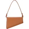 Madison West Mini Asymmetric Shoulder Bag In Tan