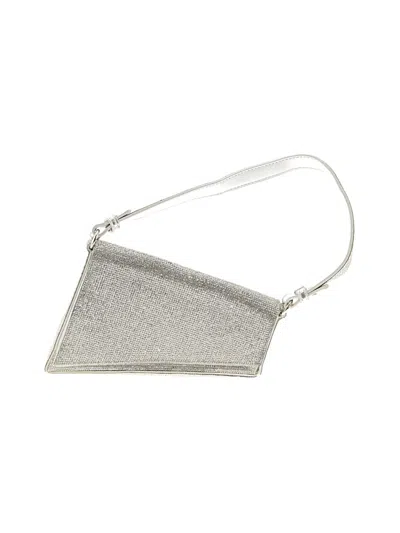 Pre-owned Madison West Shoulder Bag In Silver