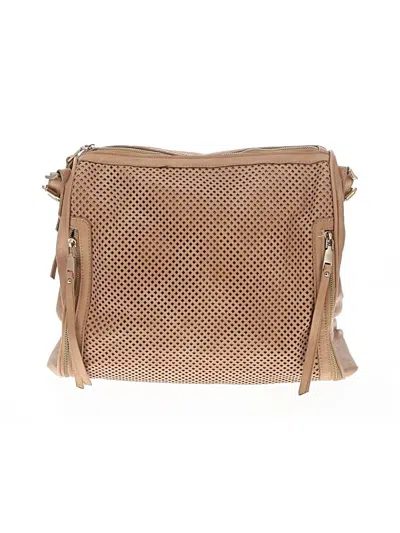 Pre-owned Madison West Shoulder Bag In Tan