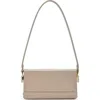 Madison West Structure Mini Shoulder Bag In Taupe