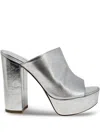 Madison.maison 120mm Marilu Platform Sandals In Silver