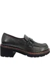 Madison.maison 50mm Leather Loafers In Green