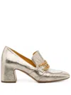 Madison.maison Loafer Mit Blockabsatz In Silver