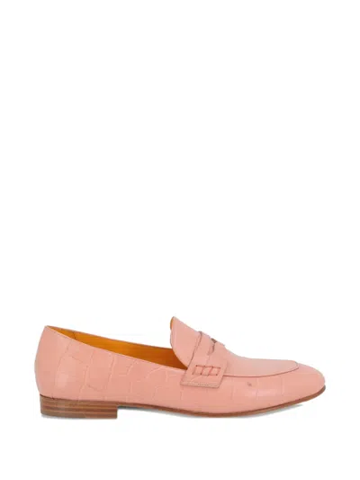 Madison.maison Croc-effect Loafers In Pink