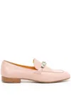 Madison.maison Crystal-embellished Flat Loafers In Rosa