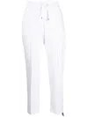 Madison.maison Drawstring-waisted Sweatpants In 白色