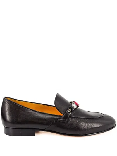 Madison.maison Loafer Mit Schmucksteinen In Schwarz