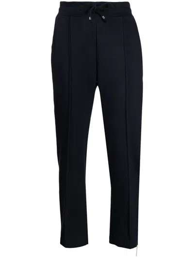 Madison.maison Laminated-band Cotton Trousers In 蓝色