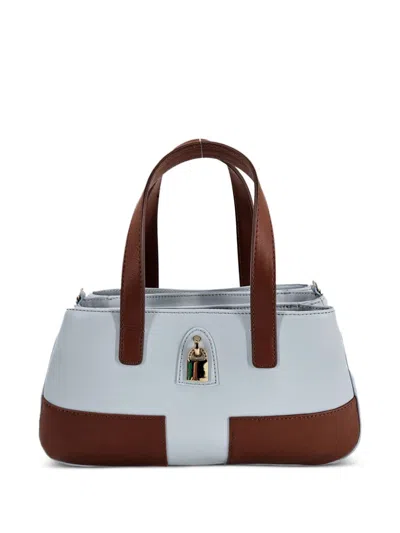 Madison.maison Lock Back Tote Bag In Neutral