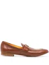 Madison.maison Lock Leather Loafers In Brown