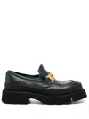 Madison.maison Chunky Loafers In Green