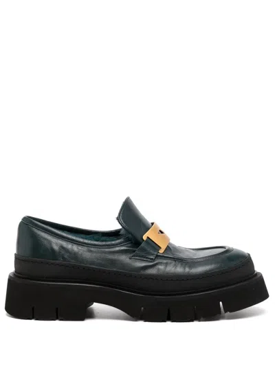 Madison.maison Chunky Loafers In Green