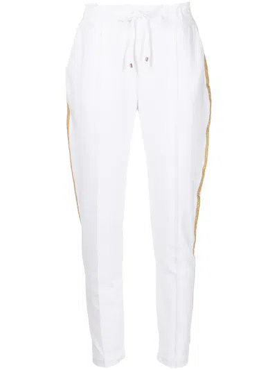 Madison.maison Side-stripe Track Pants In Orange