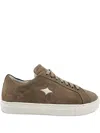 Madison.maison Star Suede Sneakers In Brown