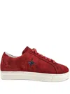 Madison.maison Star Suede Sneakers In Red